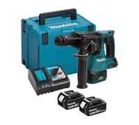 Makita DHR243RTJ 18V Brushless SDS+ Rotary Hammer Drill 2 x 5Ah Battery Charger