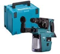 Makita DHR243Z 18V Brushless SDS+ Rotary Hammer in Case + Dust Extraction System