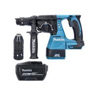 Makita Dhr243Z Drill 18V Lxt Cordless Brushless Sds Plus Rotary Hammer Drill With 1 X 12Ah Battery