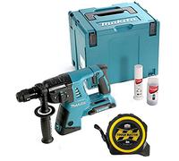 Makita DHR264ZJ 18V Twin SDS Plus Hammer Drill with Pocket Tape Measures 8M/26ft