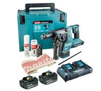 Makita DHR281RT2J 36v / 18v LXT Twin SDS Brushless Hammer Drill AVT + 2x 3.0ah