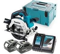 Makita DHS660 18V Brushless Circular Saw with 2 x 3Ah Batteries, Charger, Case