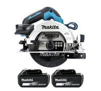 Makita Dhs660Z 18V Lxt 165mm Cordless Brushless Wood Cutting Circular Saw With 2 X 5Ah Batteries