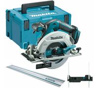 Makita DHS680Z 18V 165mm Brushless Circular Saw in Case With 1 x Rail & Adapter