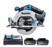 Makita Dhs680Z 18V Lxt 165mm Cordless Brushless Wood Cutting Circular Saw With 2 X 3Ah Battery & Charger