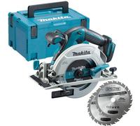 Makita Dhs680Zj 18V Lithium Brushless Circular Saw 165mm Makpac + 2 Extra Blades