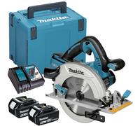 Makita DHS710ZJ 36V LXT 190mm Circular Saw with 2 x 6.0Ah Battery Charger & Case