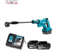 Makita DHW180 18v LXT Pressure Washer 24 Bar With 2 x 5.0Ah Batteries & Charger