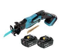 Makita DJR183 18V Cordless Li-ion Mini Reciprocating Saw with 2 x 6Ah Batteries, 18 V