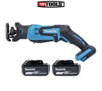 Makita DJR183 18V Cordless Li-ion Mini Reciprocating Saw With 2 x 6Ah Batteries