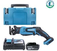 Makita DJR183 18V Mini Reciprocating Saw With 1 x 6.0Ah Battery, Charger & Case