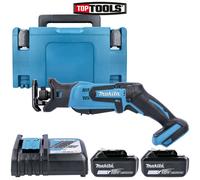 Makita DJR183 18V Mini Reciprocating Saw With 2 x 5Ah Battery, Charger & Case
