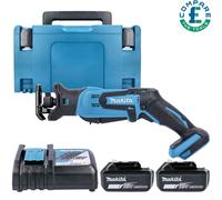 Makita DJR183 18V Mini Reciprocating Saw With 2 x 6Ah Batteries, Charger & Case