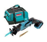 Makita DJR183 18V Mini Reciprocating Saw With LXT400 4 Pocket Bag