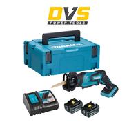 MAKITA DJR183RTJ 18V LXT Cordless Reciprocating Saw - 2x 5Ah, Charger & Makpac 2