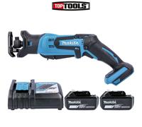 Makita DJR183Z 18V Li-ion Mini Reciprocating Saw + 2 x 5Ah Batteries & Charger