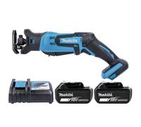 Makita Djr183Z 18V Lxt Cordless Compact 13mm Reciprocating Saw With 2 X 3Ah Batteries & Charger