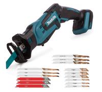 Makita Djr185Z 18V Reciprocating Recip Sabre Saw Multi Saw Bare + 15 Blades