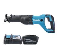 Makita DJR186 18V Cordless Reciprocating Saw With 1 x 12Ah Battery & Charger