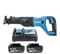 Makita DJR186 18V Cordless Reciprocating Saw With 2 x 6.0Ah Batteries & Charger