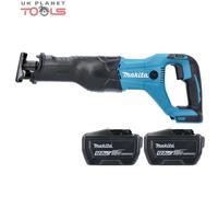 Makita DJR186 18v LXT Cordless 32mm Reciprocating Saw With 2 x 12Ah Batteries