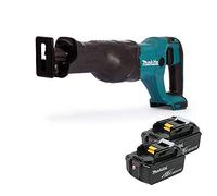 Makita DJR186Z 18V Cordless Reciprocating Saw with 2 x 5Ah Batteries