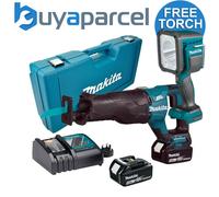 Makita DJR187RTE 18v LXT Brushless Reciprocating Sabre Saw - 2 x 5.0ah Batteries