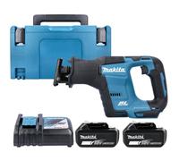 Makita Djr188Z 18V Lxt Li-Ion Brushless Cordless Reciprocating Saw With 2 X 5Ah Batteries, Charger & Case