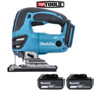 Makita DJV180Z 18V Cordless Li-ion Jigsaw With 2 x 6Ah BL1860 Batteries