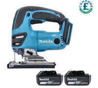 Makita DJV180Z 18V Cordless Li-ion Jigsaw With 2 x 6Ah BL1860 Batteries