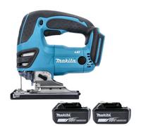 Makita Djv180Z 18V Lxt Cordless 26mm 340W Jigsaw With 2 X 5Ah Batteries