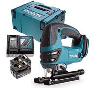 Makita DJV180Z 18V LXT li-ion Jigsaw with 2 x 5Ah Batteries, Charger & Case