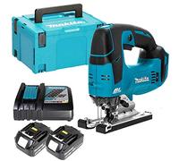Makita DJV182 18V LXT Cordless Brushless Jigsaw with 2 x 5.0Ah Batteries, Charger & Case