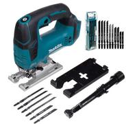 Makita Djv182Z 18V Lxt Brushless Dc Motor Top Handle Jigsaw Bare 16 Mixed Blades