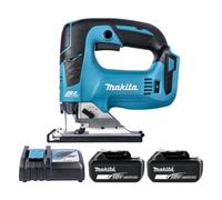 Makita Djv182Z 18V Lxt Cordless Brushless 26mm 390W Jigsaw With 2 X 3Ah Batteries & Charger