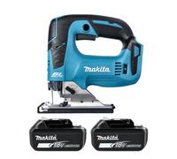 Makita Djv182Z 18V Lxt Cordless Brushless 26mm 390W Jigsaw With 2 X 6Ah Batteries