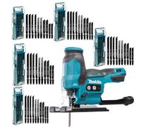 Makita Djv185Z 18V Lxt Brushless Barrel Handle Jigsaw + 50 Mixed Blades + Case