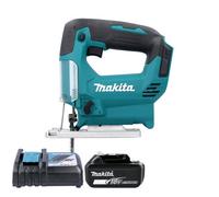 Makita Djv186 18V Lxt Cordless Jigsaw With 1 X 3Ah Battery & Dc18Rc Charger