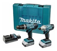 Makita DK18015X1 Combo Kit-Multicolour, 18 V (Set of 2 Piece)