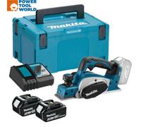 Makita DKP180RMJ 18v LXT 82mm Planer inc 2x 4.0Ah Batteries