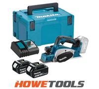 Makita Dkp180Rtj 18V Planer Lxt Lithium Ion Li-Ion Cordless - 2 X 5.0Ah Battery