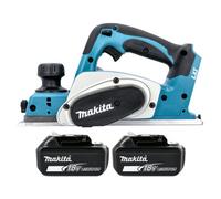 Makita Dkp180Z 18V Lxt Cordless 82mm Planer With 2 X 6.0Ah Batteries
