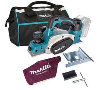 Makita Dkp180Z 18V Planer Lxt Lithium Ion Cordless Bare + Dust Bag + Tool Bag