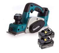 Makita DKP180Z LXT 18V Li-Ion 82mm Planer with 2 x 5ah Batteries