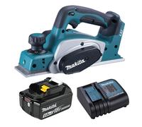 MAKITA DKP180Z PLANER 18V LXT CORDLESS 82MM BODY + BL1850B BATTERY & CHARGER