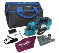 Makita Dkp181Z 18V Lxt Brushless Cordless Planer 82mm Bare + Dust Bag + 16" Bap