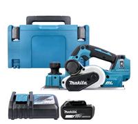 Makita Dkp181Z 18V Lxt Cordless Brushless 82mm Aws Planer With 1 X 5Ah Battery, Charger & Case