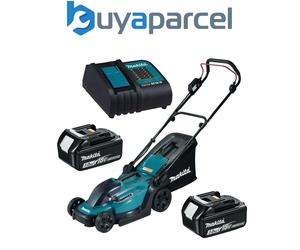 Makita DLM330RFE 18v LXT Cordless Lithium Battery Lawn Mower 33cm +2x3ah Battery
