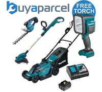 Makita DLM330RT 18v LXT Lawn Mower 33cm 1x5ah Battery DUR181Z Trimmer DUM111ZX