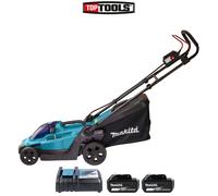 Makita DLM330Z 18V LXT 330mm Lawn Mower With 2 x 5.0Ah Batteries & Charger